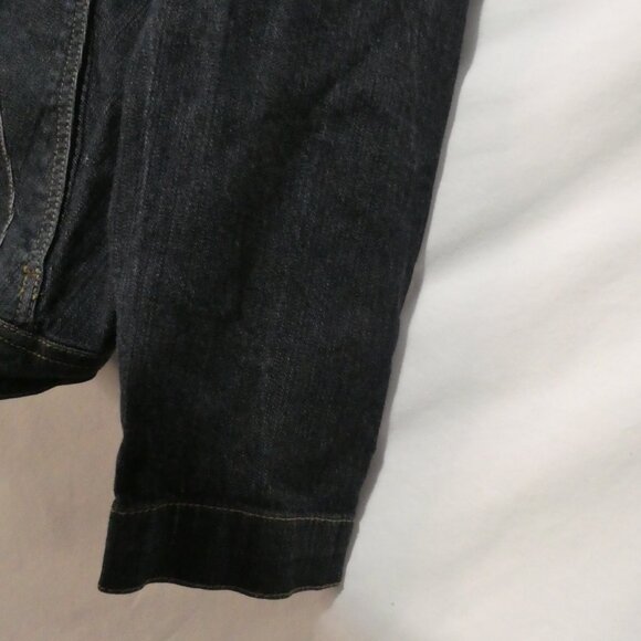 Vintage COTTON GINNY Plus - eco-ganic | small plus | Dark Blue Denim Jean Jacket - Picture 8 of 15